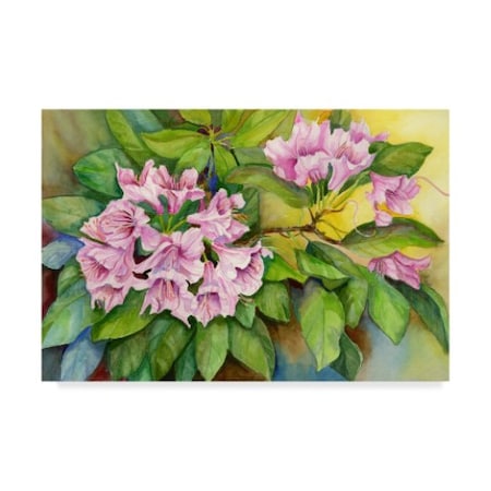 Joanne Porter 'Pink Sunlit Azalea' Canvas Art,30x47